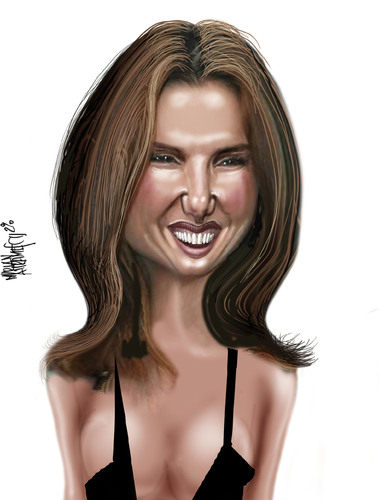 Cartoon: SANDRA BULLOCK II (medium) by Marian Avramescu tagged mmmmmmmm