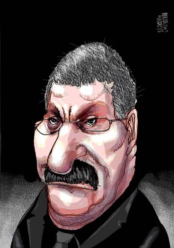 Cartoon: SILVIU PRIGOANA (medium) by Marian Avramescu tagged mav