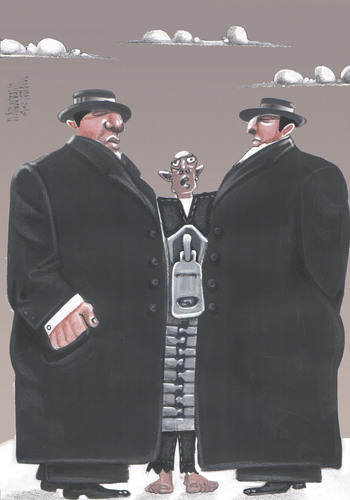 Cartoon: solidarity (medium) by Marian Avramescu tagged mmmmmmav
