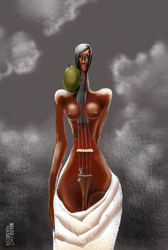 Cartoon: SYMPHONY 2 (medium) by Marian Avramescu tagged mav