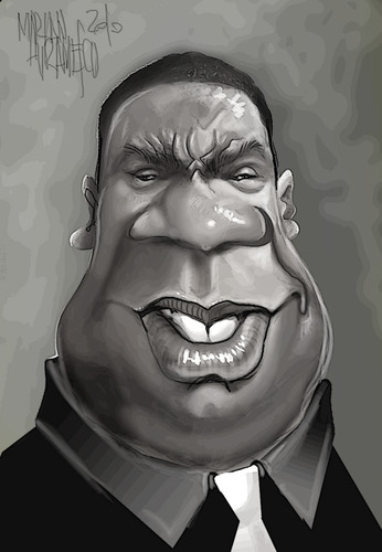 Cartoon: Tracy Morgan (medium) by Marian Avramescu tagged mmmmmmmmmmmmm