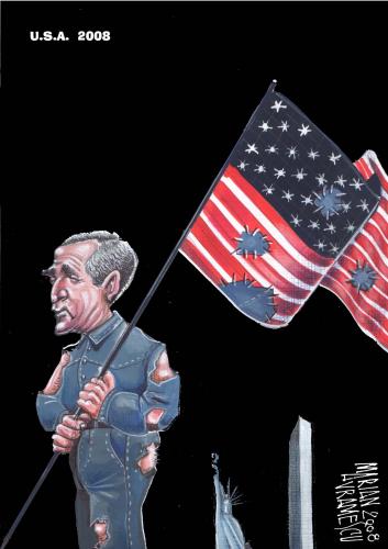 Cartoon: USA (medium) by Marian Avramescu tagged crah