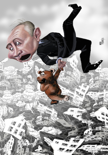 Cartoon: UYKRAINE 8 (medium) by Marian Avramescu tagged nowar