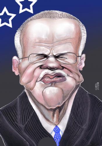 Cartoon: Vaclav Klaus (medium) by Marian Avramescu tagged mav