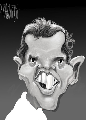 Cartoon: Zohn Leguizamo (medium) by Marian Avramescu tagged mmmmmmmm