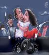 Cartoon: accident (small) by Marian Avramescu tagged mav