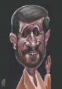 Cartoon: Ahmadinejad (small) by Marian Avramescu tagged ahmadinejad