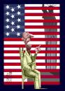 Cartoon: american dream 2 (small) by Marian Avramescu tagged mav