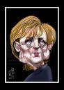 Cartoon: ANGELA MERKEL (small) by Marian Avramescu tagged angela,merkel