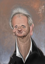 Cartoon: Bill Murray (small) by Marian Avramescu tagged mmmmmmmmmmmm