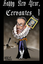 Cartoon: CERVANTES (small) by Marian Avramescu tagged mmmmmmmmmm
