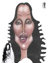 Cartoon: CHER (small) by Marian Avramescu tagged cher