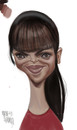 Cartoon: Christina Ricci (small) by Marian Avramescu tagged mmmmmmmmmmmmm