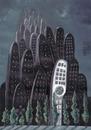 Cartoon: city5 (small) by Marian Avramescu tagged mmmmmm