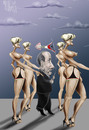 Cartoon: comando for sexual peace (small) by Marian Avramescu tagged mmmmmmmmmmm