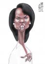 Cartoon: Condi (small) by Marian Avramescu tagged condi