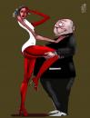 Cartoon: dance (small) by Marian Avramescu tagged mav