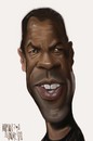 Cartoon: Denzel Washington (small) by Marian Avramescu tagged mmmmmm