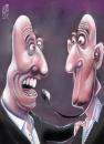 Cartoon: dialogue (small) by Marian Avramescu tagged mav