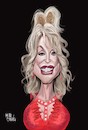 Cartoon: DOLLY PARTON (small) by Marian Avramescu tagged mmmm