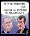 Cartoon: EU  RO (small) by Marian Avramescu tagged mav