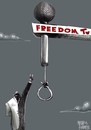 Cartoon: freedom of press 4 (small) by Marian Avramescu tagged mmmmmmm