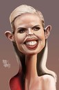 Cartoon: HEIDI KLUM (small) by Marian Avramescu tagged mmmmmmmm