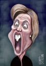Cartoon: Hillary Clinton (small) by Marian Avramescu tagged usa,2008