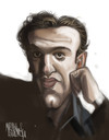 Cartoon: JASON SEGEL (small) by Marian Avramescu tagged mmmmmmmmm