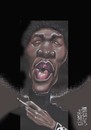 Cartoon: JIMI HENDRIX (small) by Marian Avramescu tagged mav