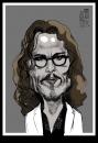 Cartoon: JOHNNY DEEP (small) by Marian Avramescu tagged johnny