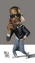 Cartoon: KANYE WEST II (small) by Marian Avramescu tagged mmmmmmmm