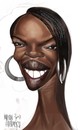 Cartoon: Lauryn Hill (small) by Marian Avramescu tagged mmmmmmmm