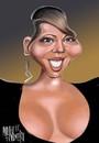 Cartoon: MARIAH CAREY (small) by Marian Avramescu tagged mmm