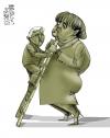 Cartoon: MERKEL STEINMEIER (small) by Marian Avramescu tagged merkel steinmeier