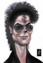 Cartoon: MICHAEL JACKSON (small) by Marian Avramescu tagged michael,jackson