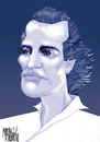 Cartoon: MIHAI  EMINESCU (small) by Marian Avramescu tagged mmmmmmm