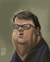 Cartoon: Michael Moore (small) by Marian Avramescu tagged mmmmmmmmmmm