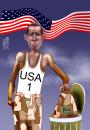 Cartoon: OBAMA (small) by Marian Avramescu tagged mav