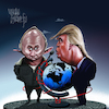 Cartoon: PEACE SPEECH (small) by Marian Avramescu tagged ll