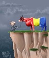Cartoon: some cows (small) by Marian Avramescu tagged mmmmmmmm