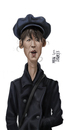 Cartoon: Sophie Marceau (small) by Marian Avramescu tagged mmm