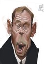 Cartoon: Vaclav Havel (small) by Marian Avramescu tagged mmmmmmmmmm