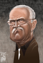 Cartoon: VAKLAV KLAUS (small) by Marian Avramescu tagged by,mav