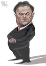 Cartoon: VASILE  BLAGA (small) by Marian Avramescu tagged mmmmmmmmmmmm