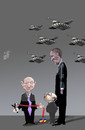 Cartoon: Welcome to NATO (small) by Marian Avramescu tagged mmmmmmmmm