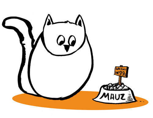 Cartoon: Occupy Cat (medium) by jen-sch tagged occupy,bank,cat,mouse,kapitalismus,finanzsystem,maus,karte,banken,finanzkrise,bankensystem,bewegung
