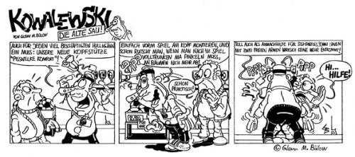 Cartoon: Kowalewski Fanshop11 (medium) by Glenn M Bülow tagged fans,soccer,ruhrgebiet,fußball,europameisterschaft,em,fankultur