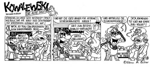 Cartoon: Kowalewski Fanshop9 (medium) by Glenn M Bülow tagged fans,soccer,ruhrgebiet,fußball,europameisterschaft,em,fankultur