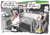 Cartoon: Pizzeria (small) by jerichow tagged pizza,parmesan,fußpflege,popel,popeln,kapern